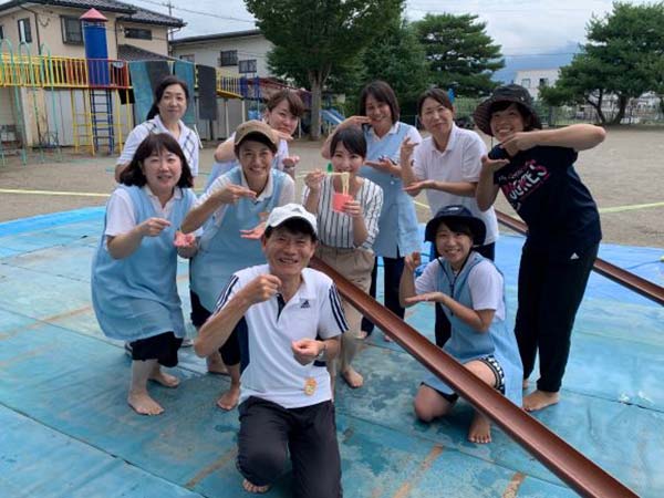 幼稚園取材
