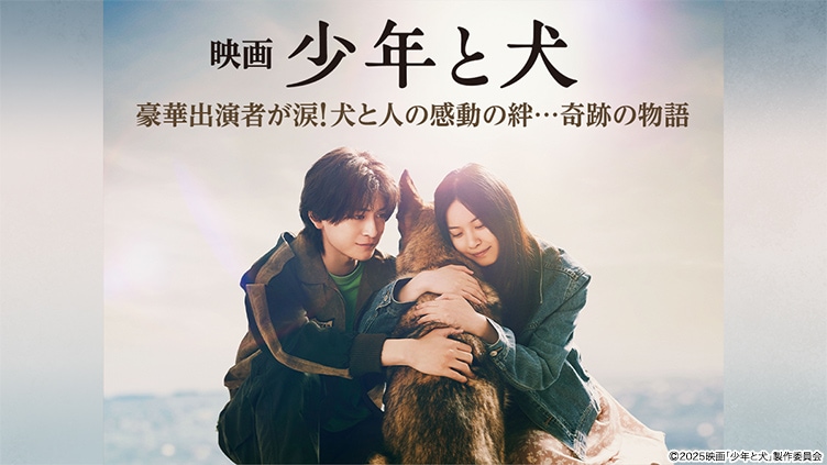 映画「少年と犬」豪華出演者が涙!犬と人の感動の絆…奇跡の物語